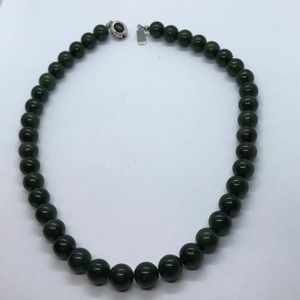 Jade Dark Green Necklace